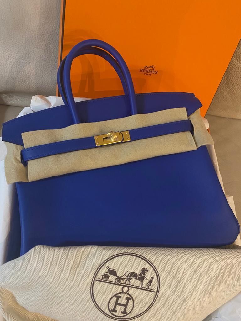 Hermes Biskin Hand bag